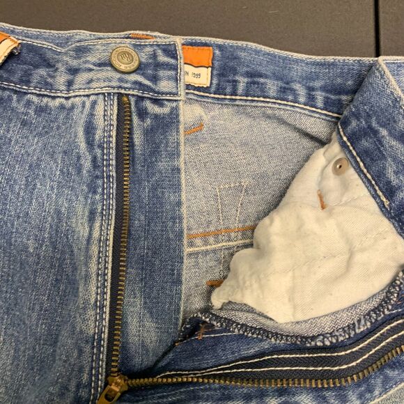 Vtg Rocawear Mens Jeans Blue Baggy Wide Leg Embroidered Patches Y2K‎ 38 x3 3.5 - Picture 6 of 13